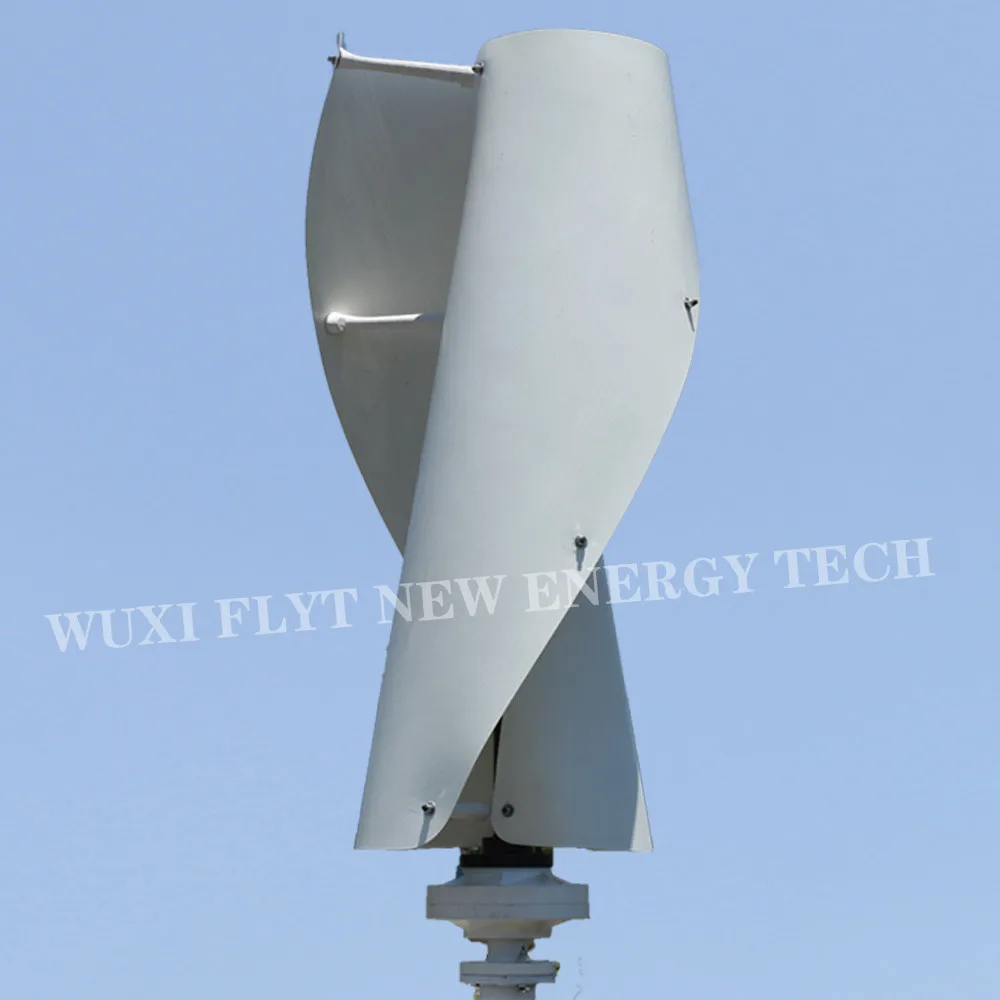 Yeni Renk 400w Dikey Eksenli Maglev Rüzgar Jeneratörü 12v 24v 48v MPPT Denetleyicisi İle Ev Kullanımı İçin