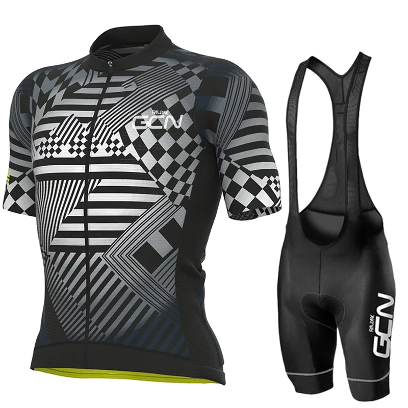 Raudax-Erkekler için Anti-UV Bisiklet Forması Seti, Nefes Alabilen Giysiler, Yarış Sporu, Bisiklet, Yaz, Yeni, 2023