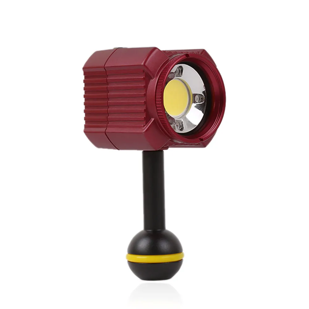 Andoer Mini Taşınabilir Kamera Video led ışık Dalış Fotoğrafçılığı Lamba Sualtı 60M Su Geçirmez IPX8 Kamp Aydınlatma