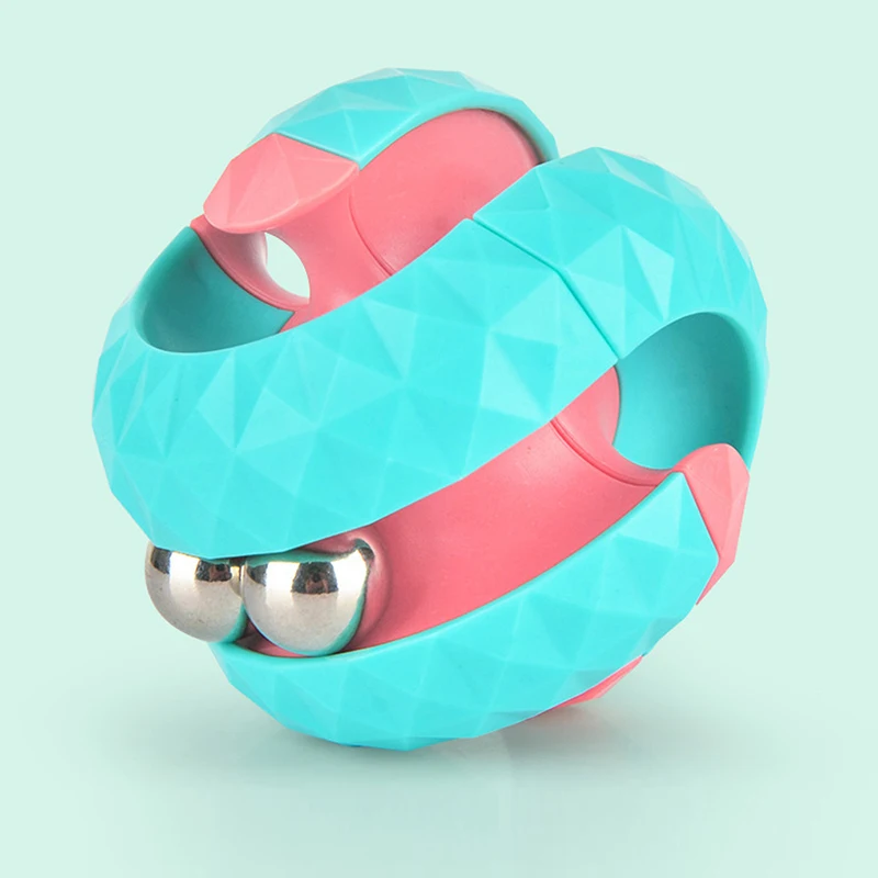 Spinner Dekompresyon Oyuncak Çocuk Otizm Yörünge Topu Sihirli Anti Stres Duyusal stres oyuncakları Çocuk için stres oyuncağı Spinner Noel Hediyesi
