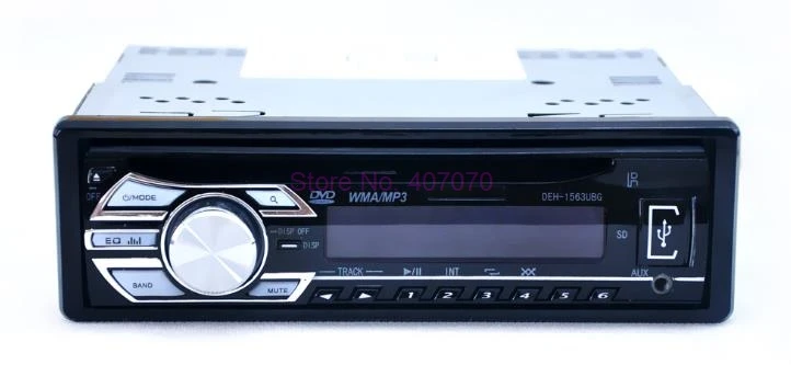 DHL veya Fedex tarafından 30cs Araç Ses In-Dash FM Aux Alıcısı USB DVD MP3 Radyo 12 V Destek SD MP3 Çalar AUX Çalar ucuz 1563U