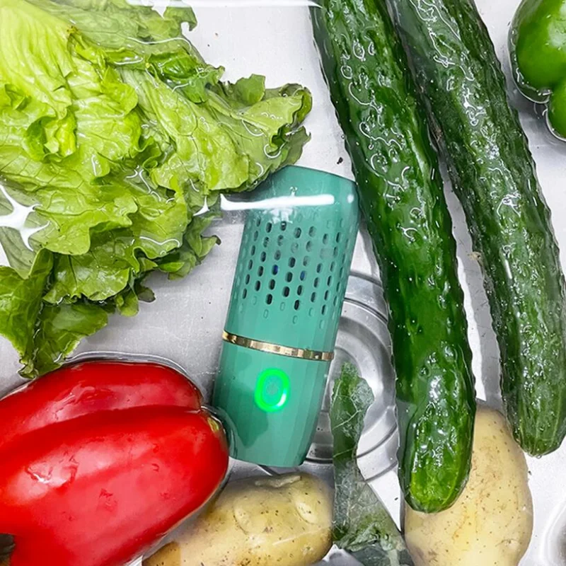 Xiaomi Taşınabilir Meyve sebze yıkama makinesi USB Şarj Edilebilir Temizleme Pirinç Et Gıda Temizleyici Kaldırmak İkamet Arıtma Kalıntıları