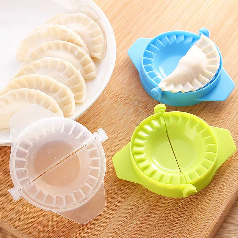 DIY Plastik Hamur Kalıp Hamur Basın Araçları Pişirme Köfte Kolayca mantı makinesi Jiaozi Maker Gadget Mutfak alet takımı