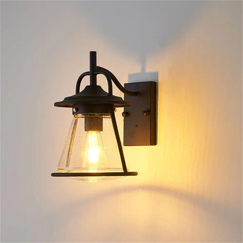 SOURA açık duvar aplikleri lambası klasik LED ışık su geçirmez ev dekoratif sundurma için