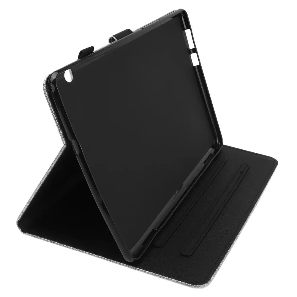 Bling Shining Tablet Huawei MediaPad Medya Pad T5 T 5 10 10.1 Kılıf Kapak Çevirin Funda Huawei MediaPad T5 Kılıf Coque + Kalem