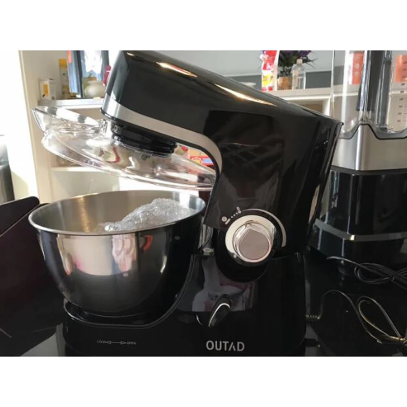 Elektrikli Gıda tezgah mikseri Mini Masaüstü 7 Hızları Yumurta Çırpıcı Hamur Yoğurma Makinesi Pişirme krem şanti Blender Makinesi
