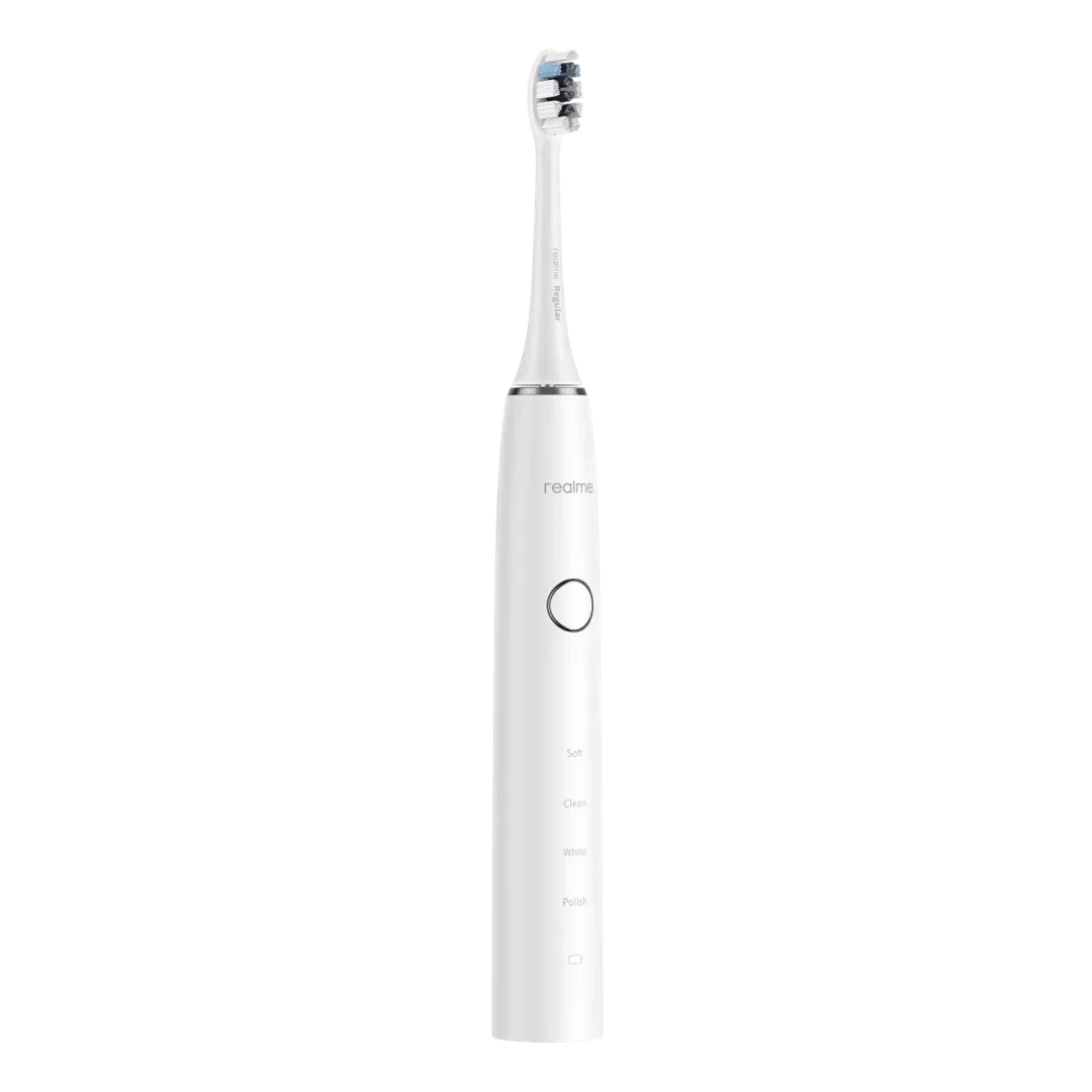 Realme için M2 Sonic Elektrikli Diş Fırçası 750mAh Pil 3.5 mm Fırça Kafası IPX7 Hızlı Kablosuz Şarj 4 Temizleme modları