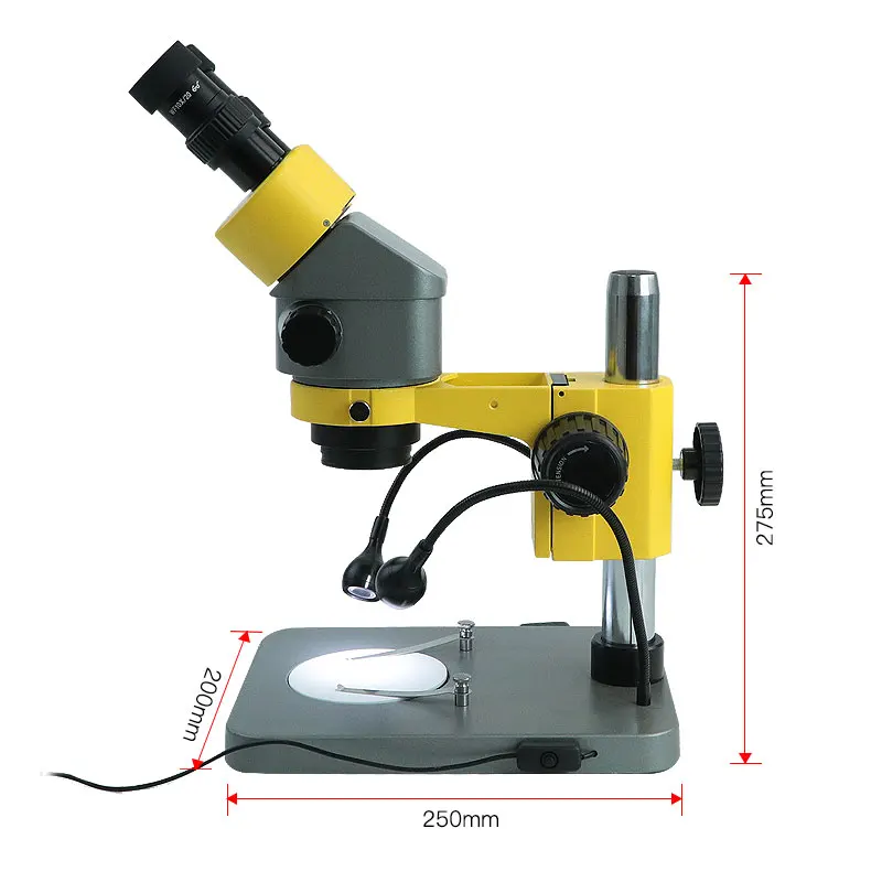 Kailiwei Büyütme 6-55X elektron Stereo Mikroskop devre Muayene Full HD dürbün yetişkinler için