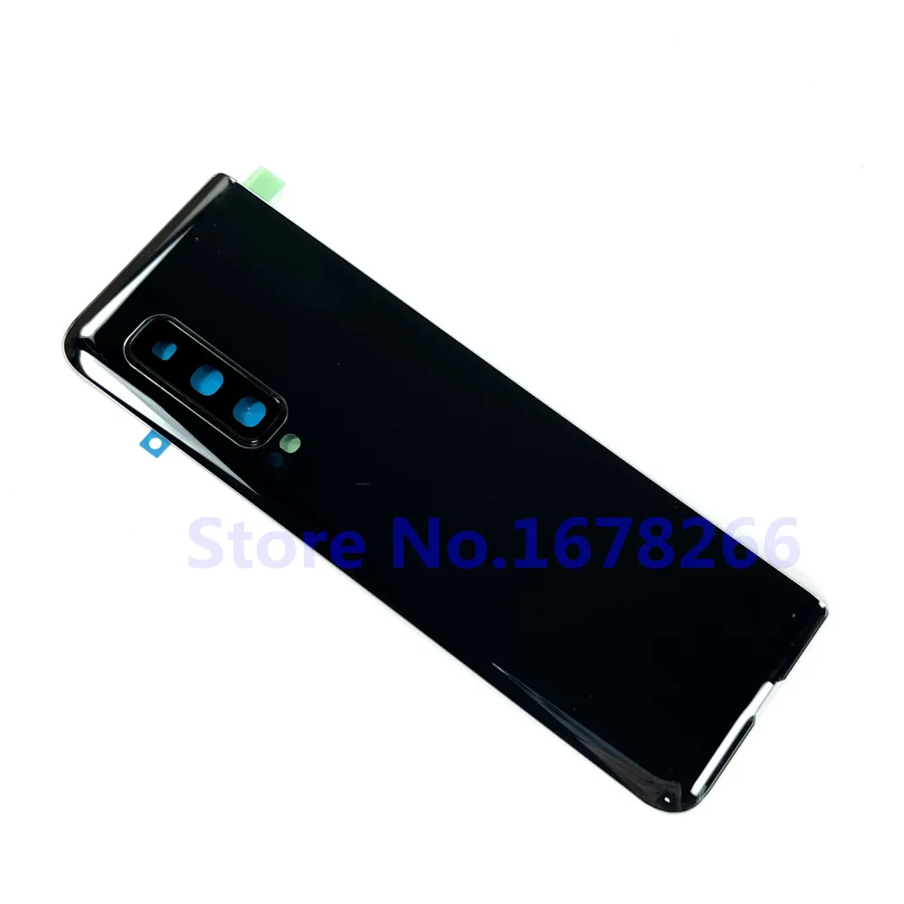 Yeni Orijinal Arka Cam Samsung Galaxy Fold Için F900 F907 F907F Arka Cam muhafaza pil kapağı Yedek parça
