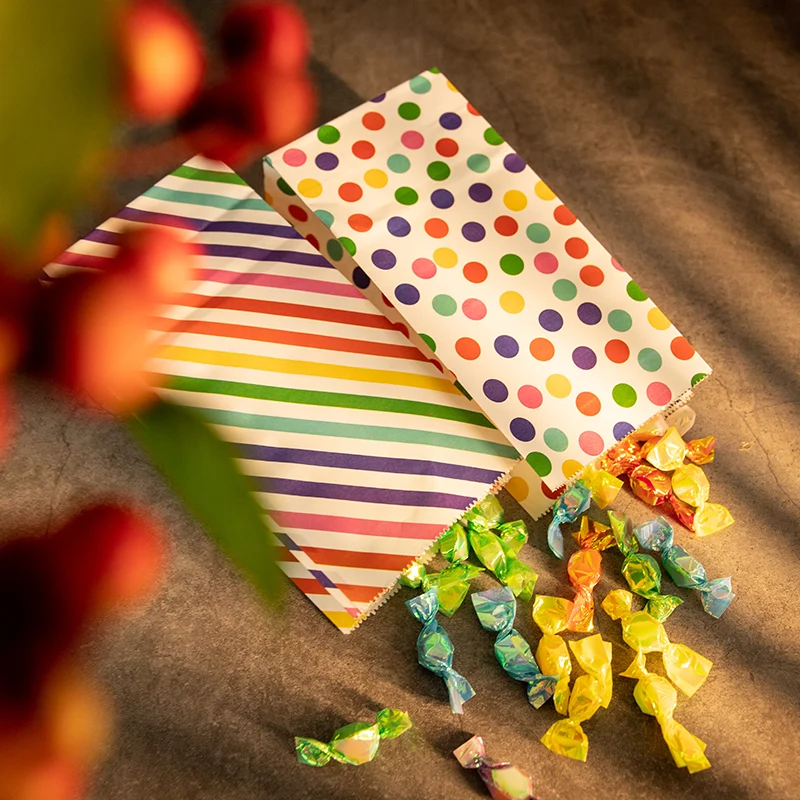 61 adet Set Mutlu Cadılar Bayramı Kağıt hediye çantası Trick or Treat Favor Şeker Çantası Çocuk Çocuklar Ambalaj Ambalaj Çıkartmalar Etiketleri