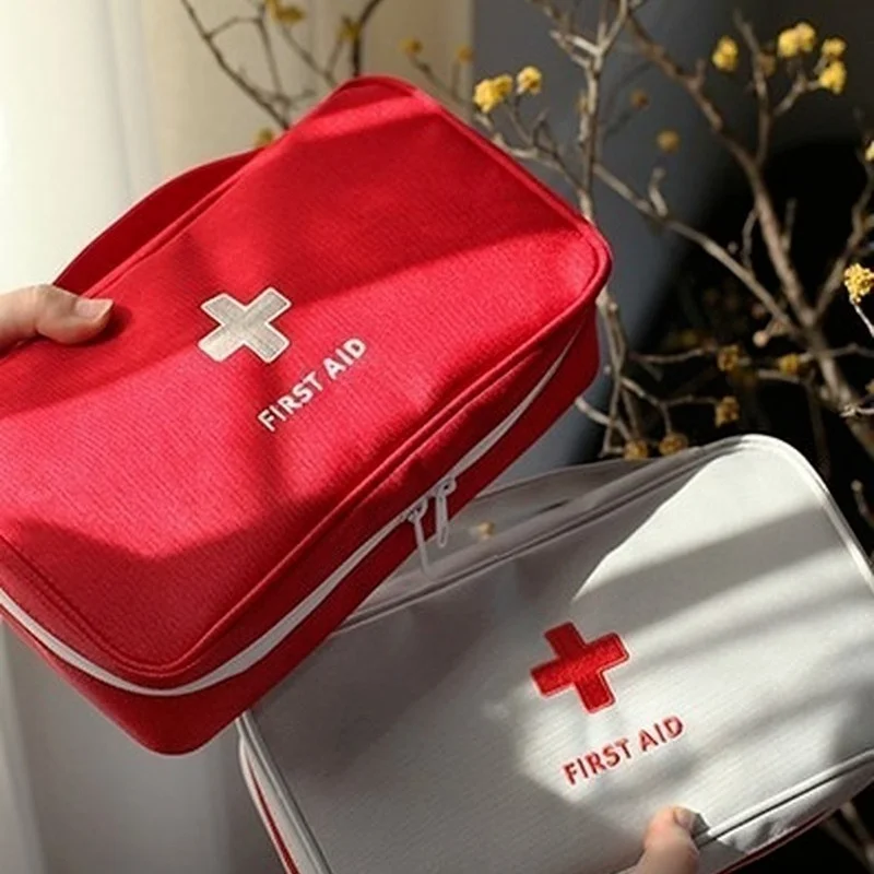 Boş Büyük Ilk Yardım Çantaları Taşınabilir Açık Survival Afet Deprem Acil Durum Çantaları Büyük Kapasiteli Ev / Araba Tıbbi Paket