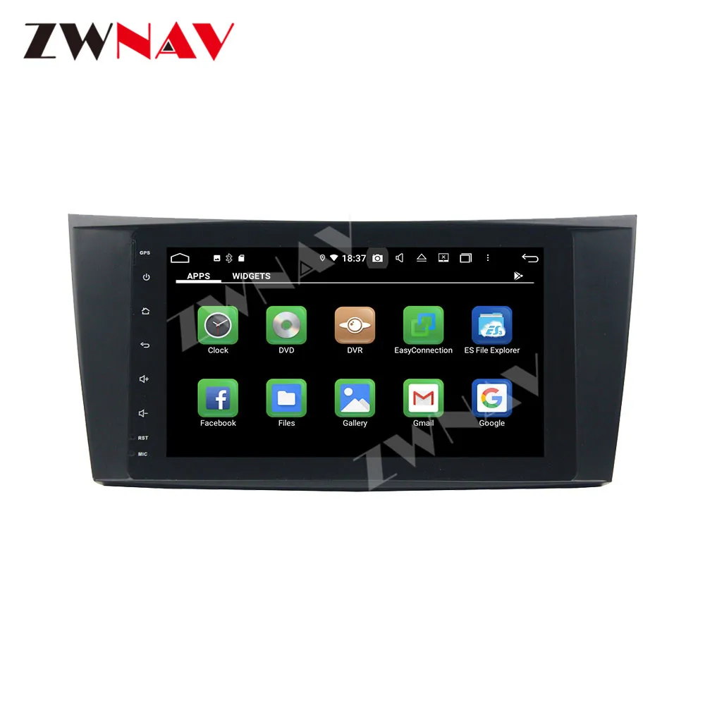 8 çekirdekli Android 10 araç DVD oynatıcı oynatıcı GPS Benz E-Class için W211 2002-2008 128G 4G RAM navigasyon PX6 CARPLAY DSP