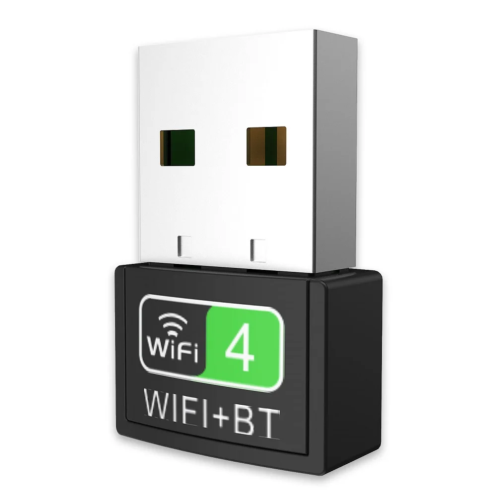 USB WiFi Bluetooth uyumlu Adaptör 150Mbps Çift Bant 2.4 Ghz Kablosuz Harici Alıcı Mini wifi güvenlik cihazı için PC / Dizüstü Bilgisayar