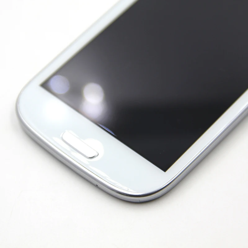 Mavi Beyaz İçin Uyumlu samsung s3 i9300 lcd ekran çerçeve s3 i9300 ekran için Uyumlu samsung s3 i9300 LCD