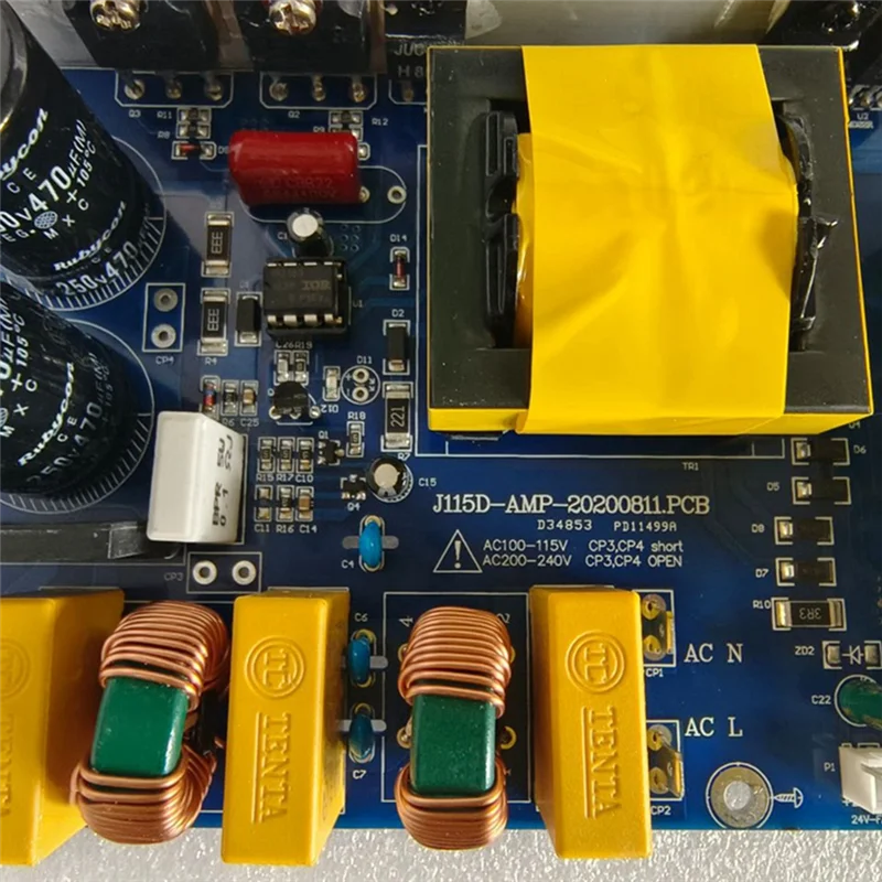 1000W D Sınıfı güç amplifikatörü Kurulu Mono Güç amplifikatörü Kurulu Anahtarlama Güç Kaynağı ile