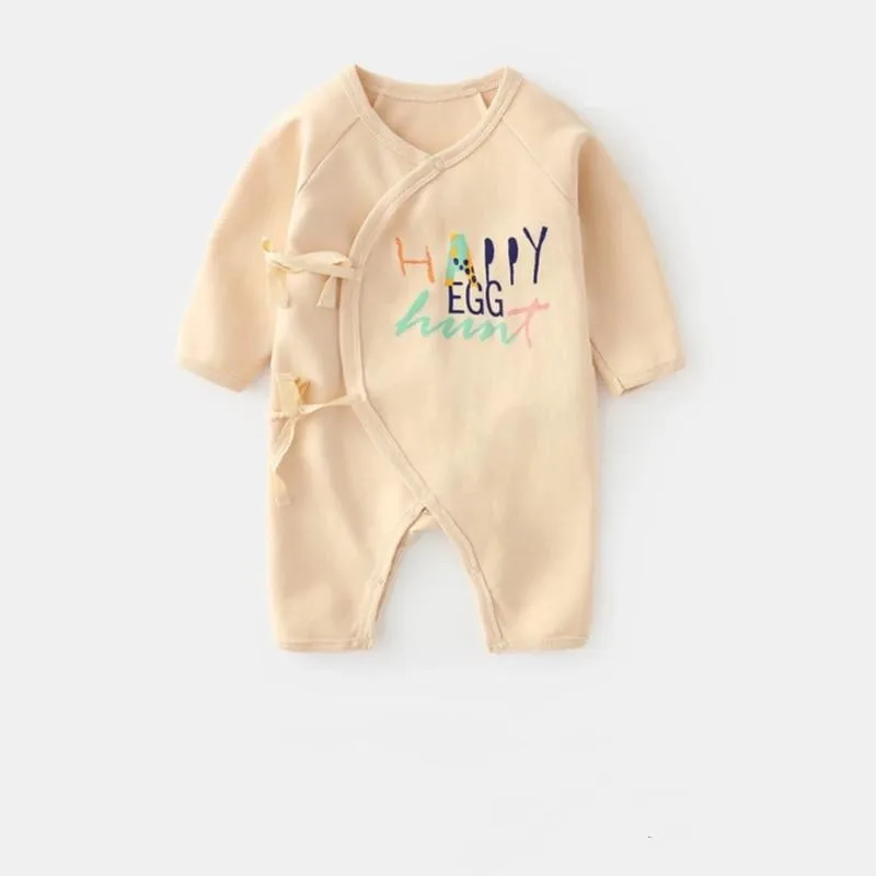 Yeni Bahar Bebek Bodysuit Saf Pamuk Karikatür Sevimli Bebek Tulum Yenidoğan Bebek Giysileri Toddler Kostüm Erkek Bebek Kız Onesie