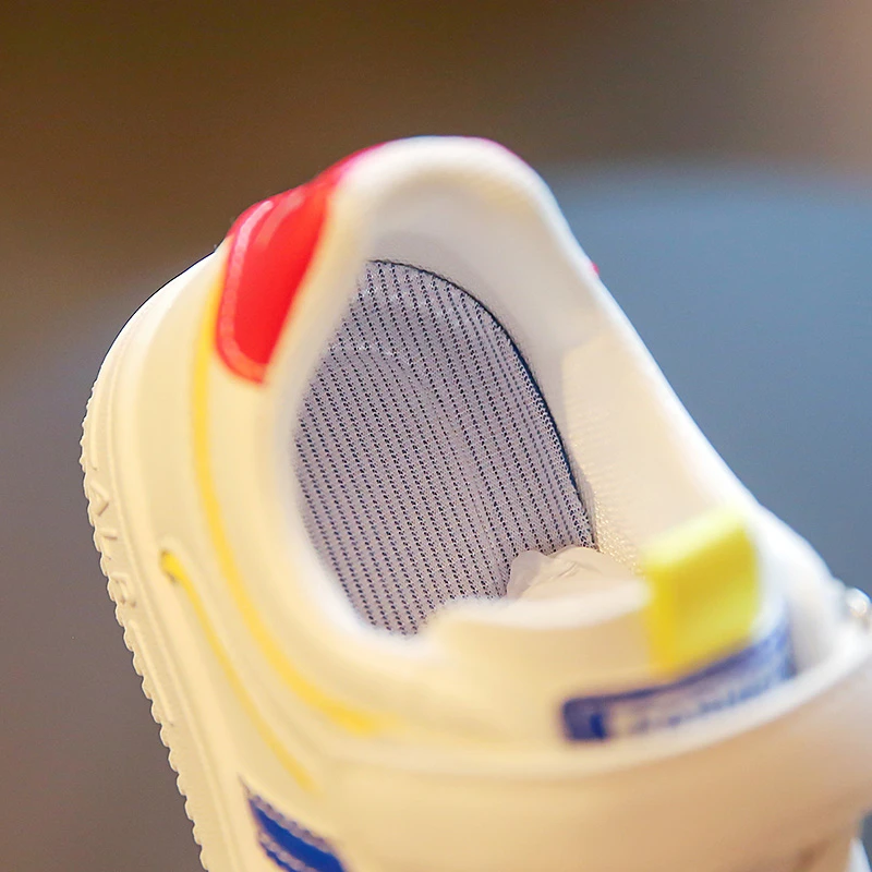 Sonbahar Yeni Rahat Deri Erkek Kız Ayakkabı Beyaz Bebek Yürüyor spor ayakkabılar Tenis Çocuk Çocuk Bebek Nefes Ayakkabı