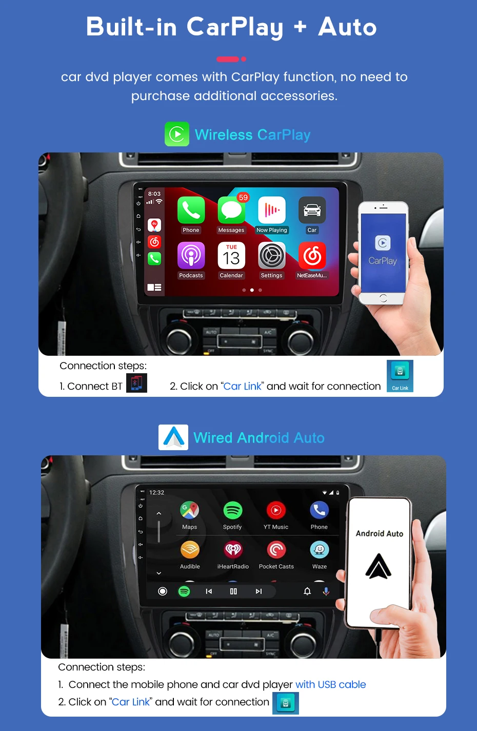 Stokta Araba Radyo Android 11 Mercedes Benz İçin W203 C200 C230 C240 C320 C350 CLK Benz İçin W209 2005 - 2009 GPS Araç Ses Stereo