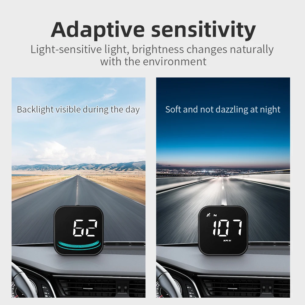 G4 G4S Head Up Ekran LED Otomatik Hız Göstergesi Akıllı dijital alarmlı saat Hatırlatma GPS HUD Araba Aksesuarları Tüm Araba için