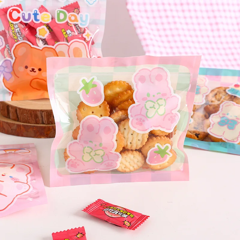 Creativo E Bello Snack Sigillato Sacchetto Portatile Candy Biscuit Sacchetto Di Imballaggio Festa Piccola Decorazione Regalo
