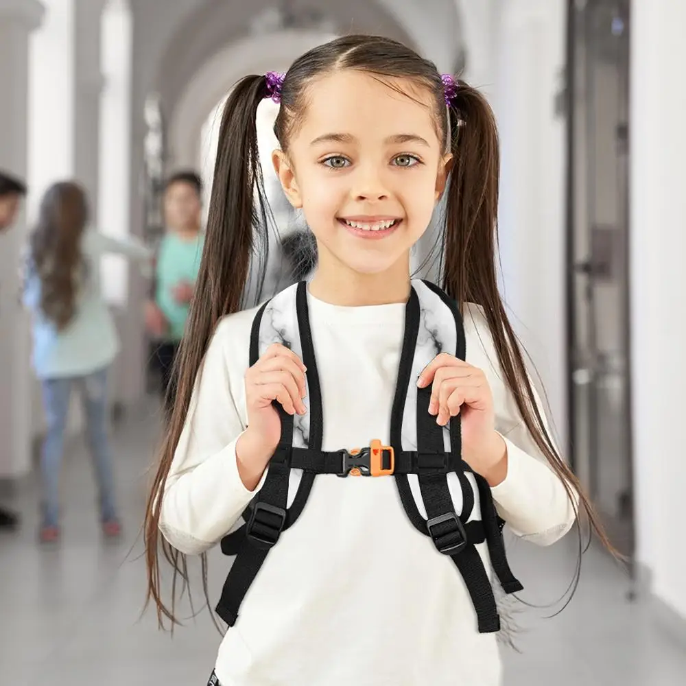 2020 Yeni Çocuk polyester gençler için sırt çantası erkek Kız Büyük Kapasiteli Çanta Ebru Anaokulu Okul Öncesi Çantası Okul Çantaları