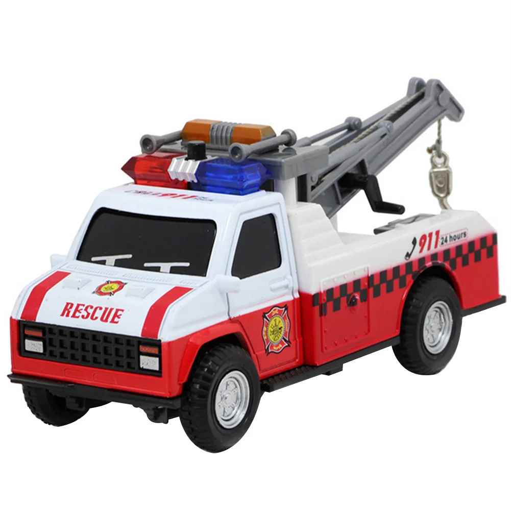 1/28 kurtarma politikaları yangın araba vinçler geri çekin ışık ses modeli çocuk eğitici oyuncaklar çocuklar için hediye