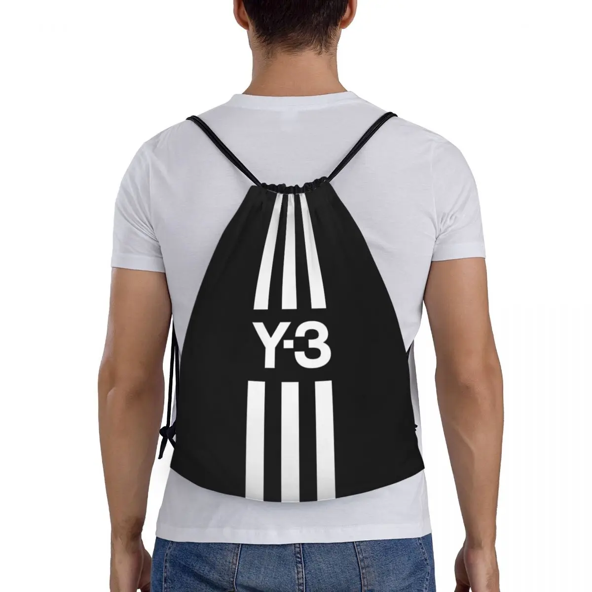 Özel Yohji Yamamoto İpli alışveriş çantası Yoga Sırt Çantaları Erkek Kadın Spor Salonu Sackpack