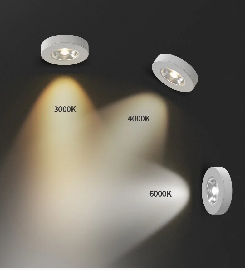LED aşağı ışık yüzeyi montaj 3W5W7W12W15W açık monte LED spot ultra-ince olmayan sürücü LED tavan ışık kapalı Spot ışık