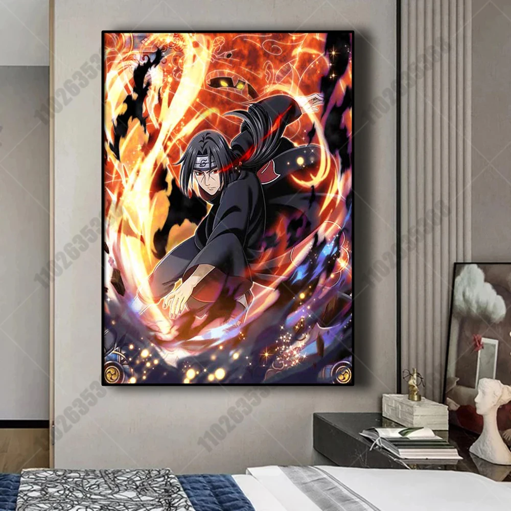 Çevre Japonya Anime Naruto Kakashi Posterler HD Duvar Sanatı Çocuk Dekor Tuval Boyama Oturma Odası Ev Dekorasyon Cudros Hediye