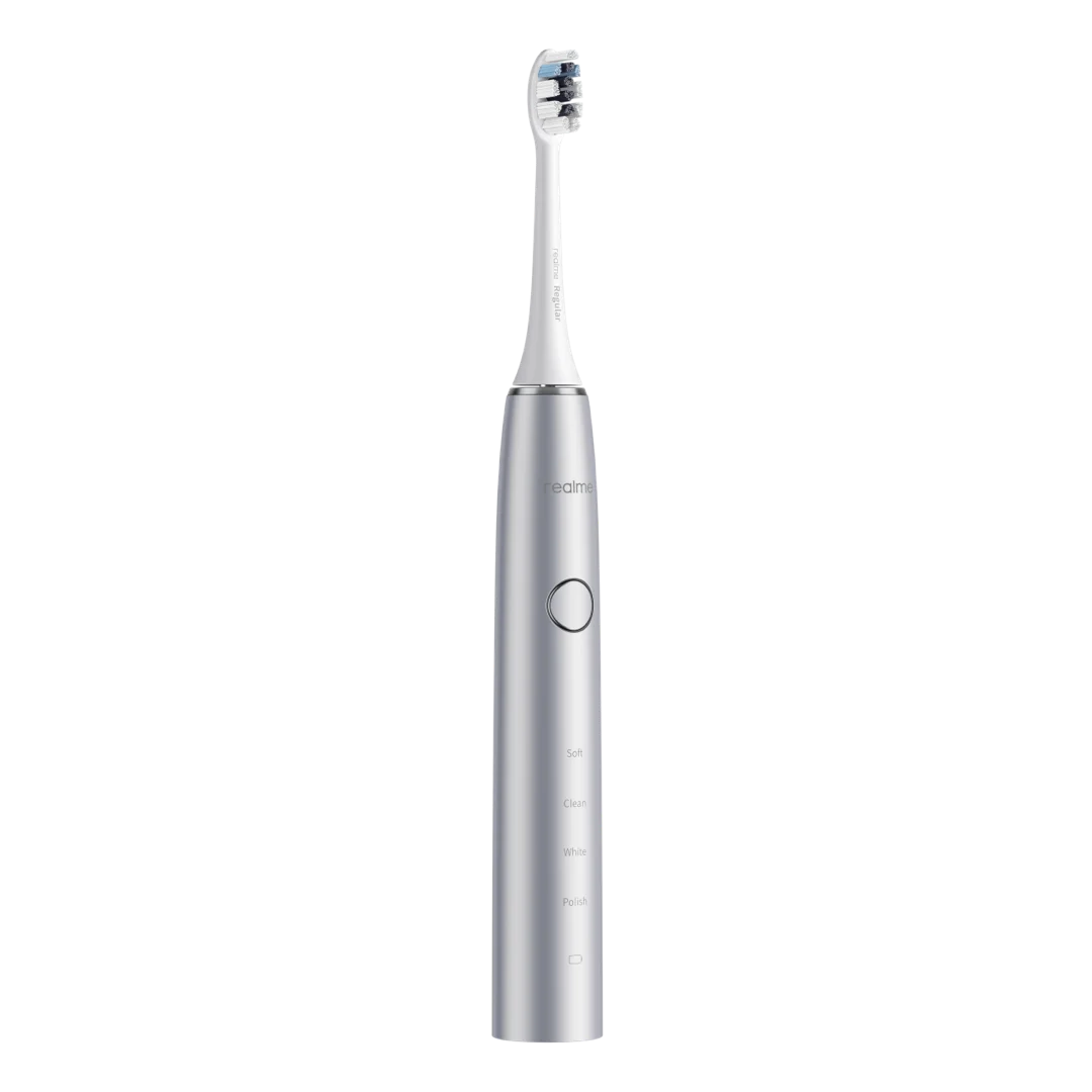 Realme için M2 Sonic Elektrikli Diş Fırçası 750mAh Pil 3.5 mm Fırça Kafası IPX7 Hızlı Kablosuz Şarj 4 Temizleme modları
