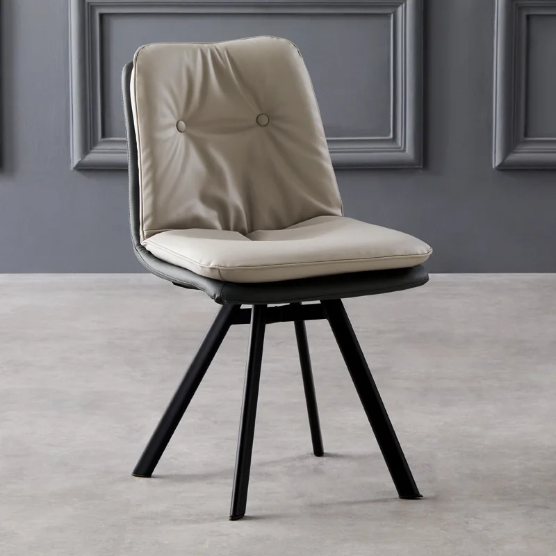 Italyan Demir Arka Kol Sandalye Yumuşak Ped Sandalye Eğlence kahve sandalyesi Basit Ev Yemek Sandalyesi Yaratıcı Eğlence Tuvalet Masası Sandalye