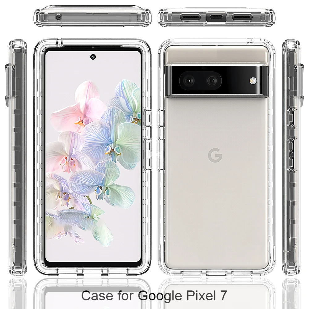 google pixel 7 pro için Anti-Scratch Temizle TPU Yumuşak Kılıf için Google Pixel 7 Pro Pixel7 Cep Telefonu çanta kılıfı