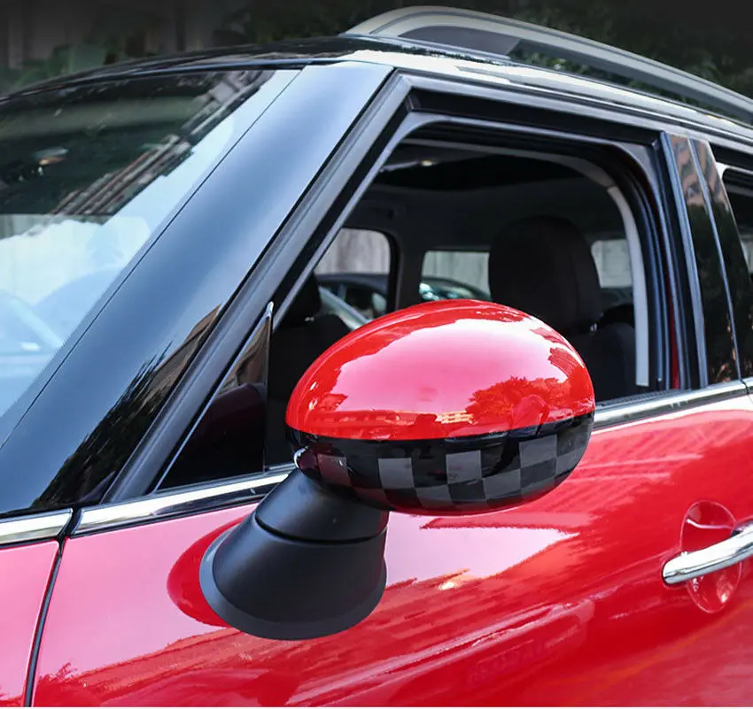Araba Kapı Yan JCW Tarzı Ayna Kapakları Mini Cooper için R55 R56 R57 R58 R60 R61 Güç Katlama Aynası
