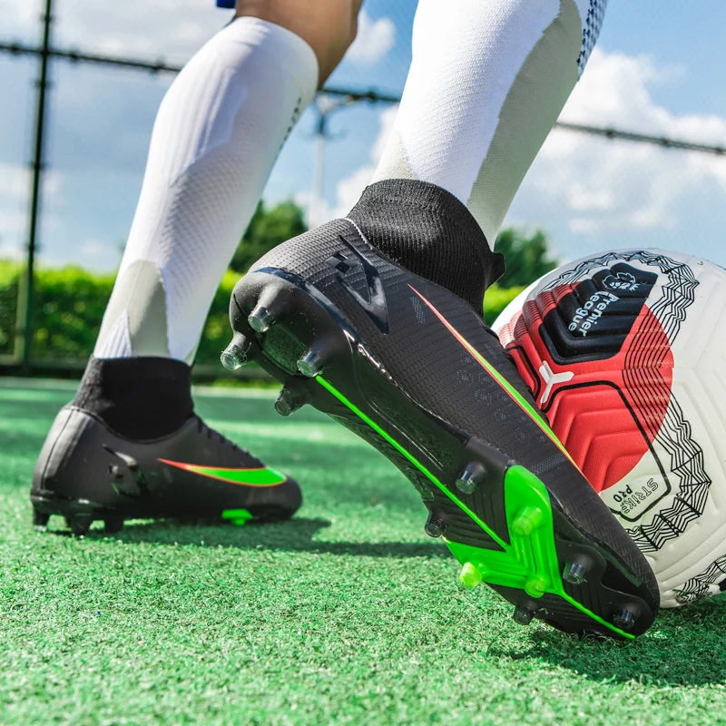 Erkek futbol ayakkabıları Çim Alan Eğitim Sneakers Futbol Ücretsiz Kargo Çocuklar Futbol Cleats Genç Futbol Turnuvası Ayakkabı