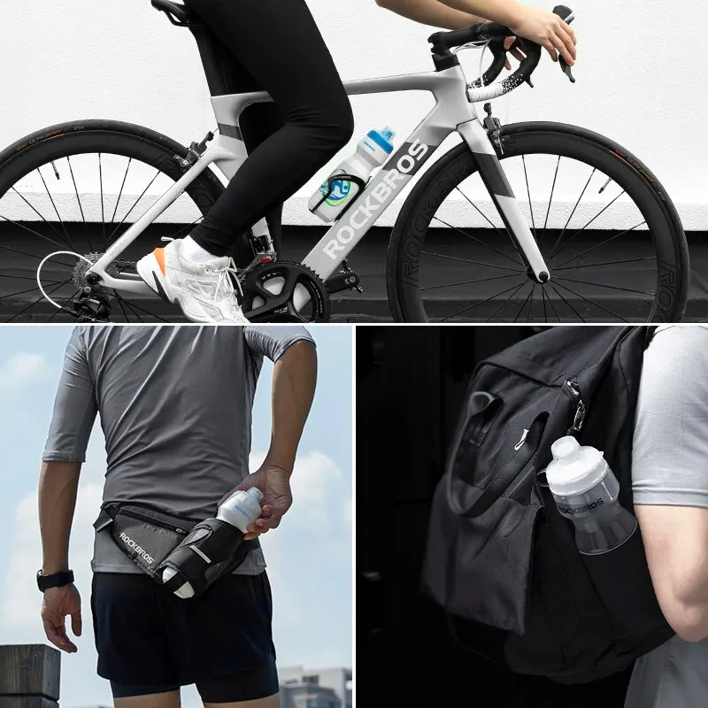 ROCKBROS Bisiklet Şişe MTB Yol Bisikleti Su Şişesi Açık Spor Plastik Taşınabilir Büyük Kapasiteli İçecek Bisiklet Su Şişesi