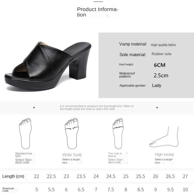 WTEMPO Terlik Kadın Yaz Platformu Yüksek topuklu Sandalet ve terlik Moda Slaytlar Açık Büyük Boy Kadın Ayakkabı DropShipping