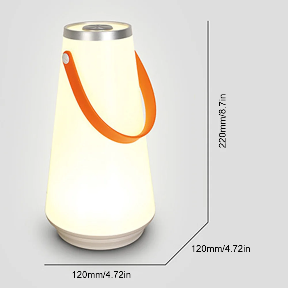 LED Dokunmatik Algılama ışığı USB şarj edilebilir masa vantilatörü Lamba Ev Dekor Gece Lambası Açık Kamp Lambası Asılı çadır ışığı Aydınlatma