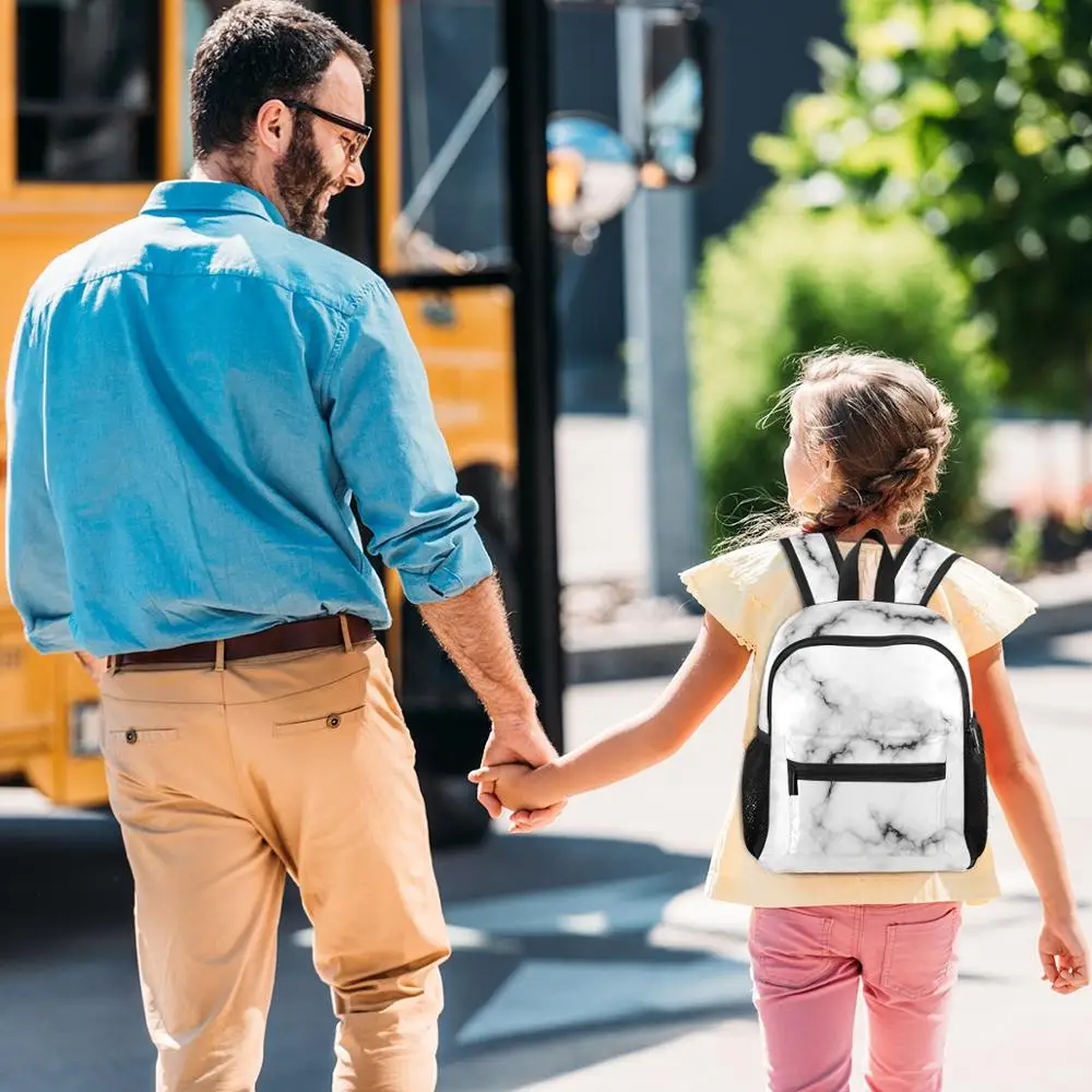 2020 Yeni Çocuk polyester gençler için sırt çantası erkek Kız Büyük Kapasiteli Çanta Ebru Anaokulu Okul Öncesi Çantası Okul Çantaları