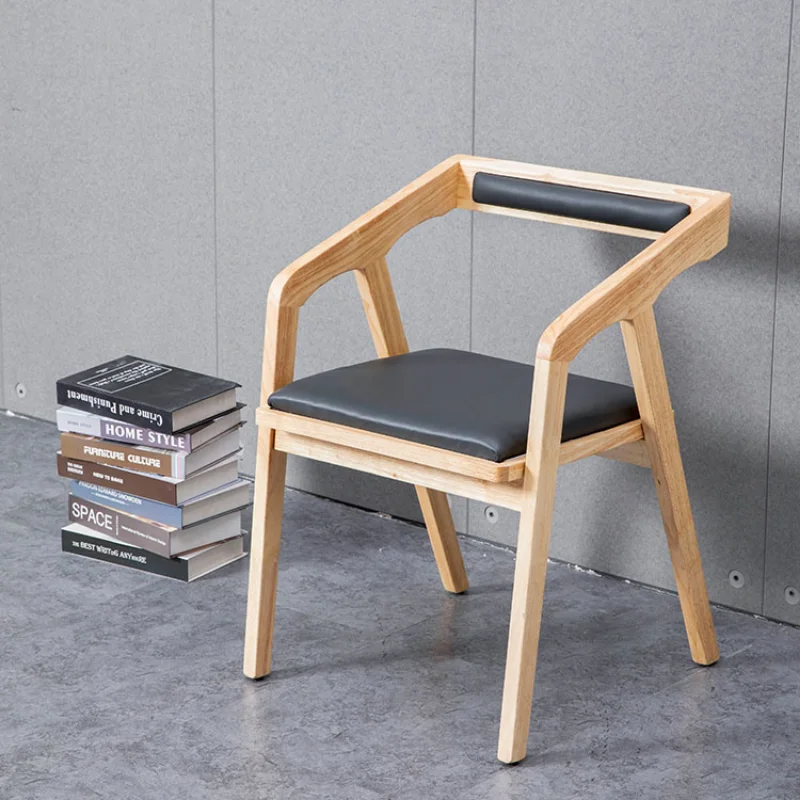 Yaratıcı Minimalist ahşap sandalye İskandinav Arka Ofis Makyaj Modern yemek odası sandalyeleri Gelişmiş Yetişkin Mueblesa mutfak mobilyası